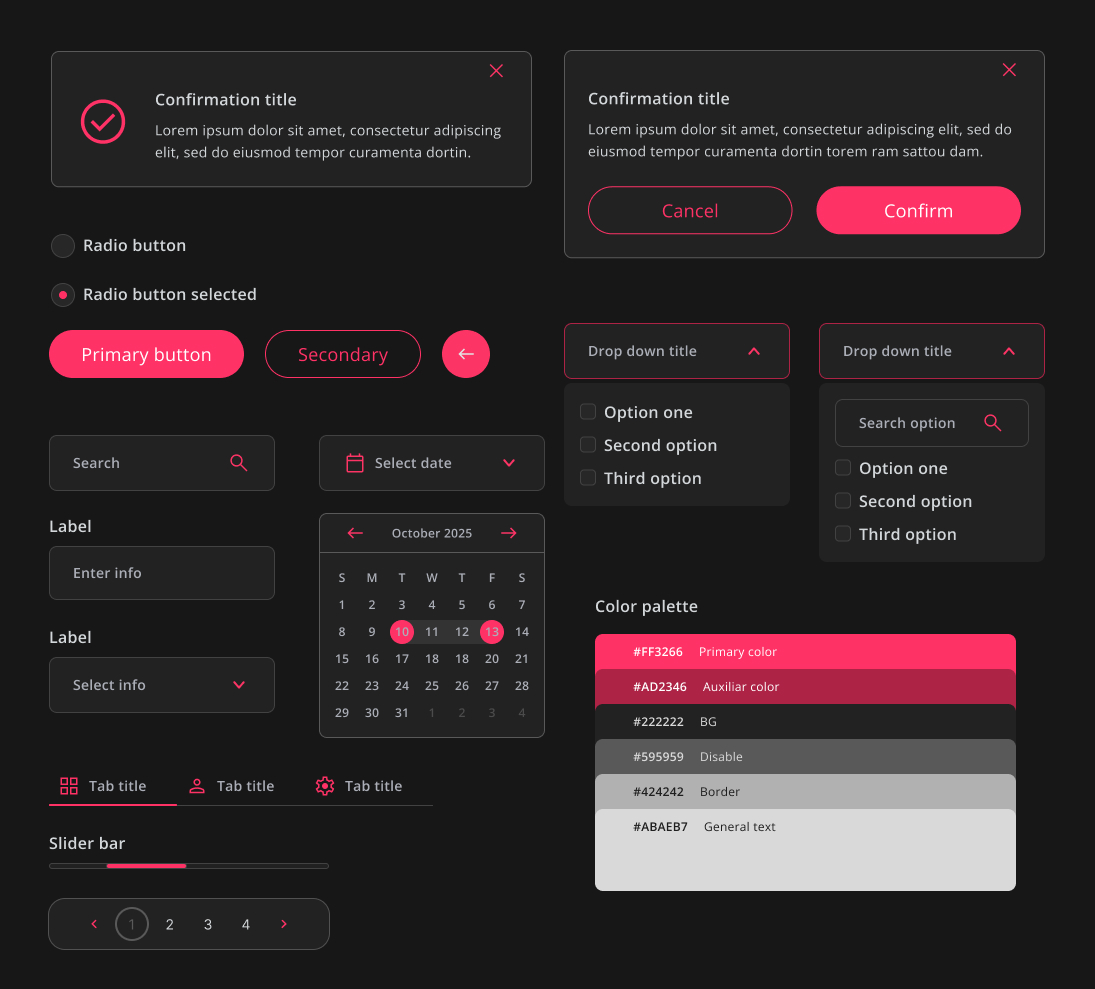 Triconet design system