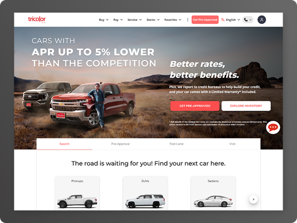 B2B dashboard UI snapshot