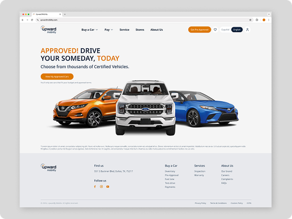 B2B dashboard UI snapshot