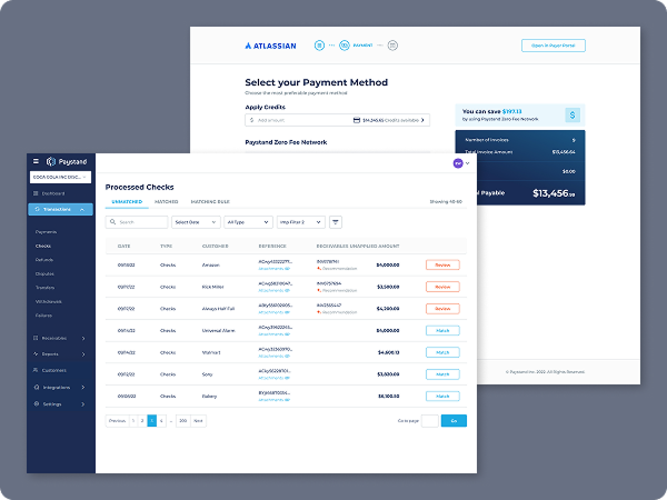 B2B dashboard UI snapshot